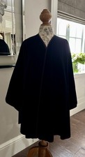 BLACK VELVET OPERA CAPE BY VOLONTE - ONE SIZE