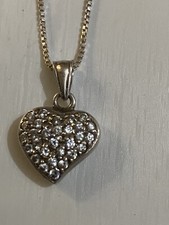 Genuine Vintage Tiffany & Co Sterling Silver 925 Heart Pendant