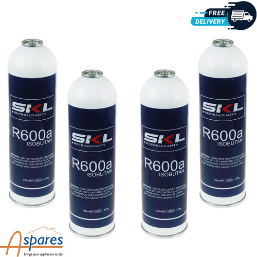 R600a isobutane refrigerant - 4x,