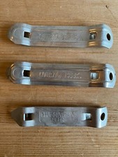 3 Vintage Courage Charrington Beers Bottle Opener Crown Cap Lifter Tin piercer 