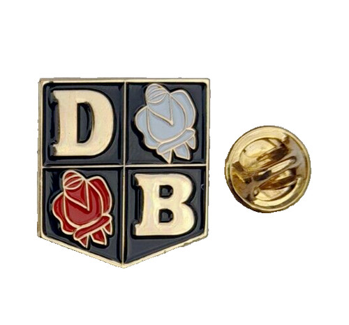 David brown tractor pin badge - david,