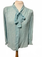 Vintage Aqua blue and silver