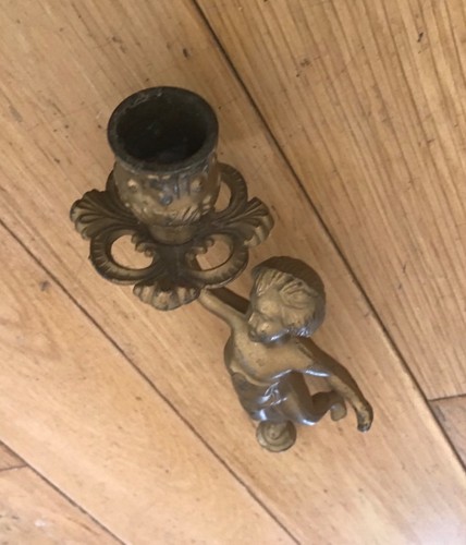 Vintage french brass - vintage, cherub