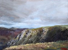 Original Oil Painting Lake