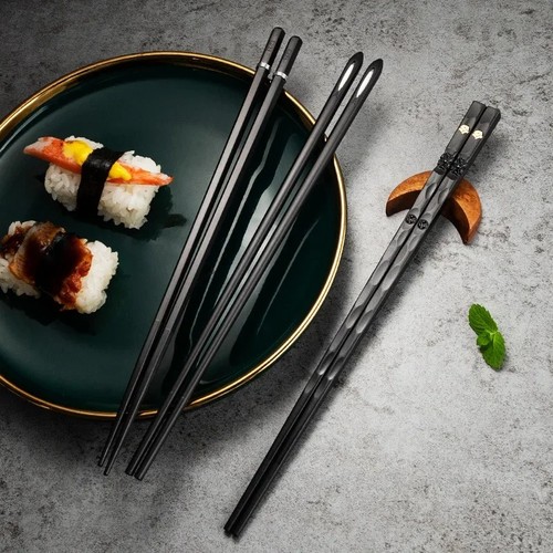 Pairs non slip chopsticks - non,