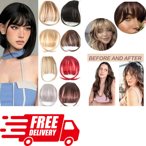 Real natural fringe bangs - fringe,