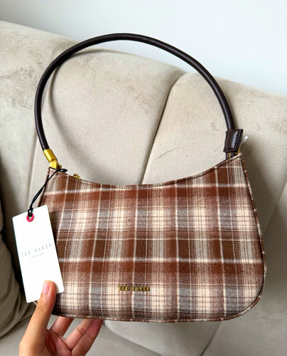 Ted baker brown beige plaid - brown/beige,