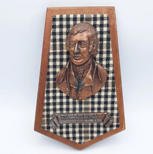 Vintage Robert Burns Copper Wall Plaque Scot-Art Scotland