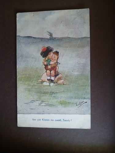 Vintage postcard humour - postcard,
