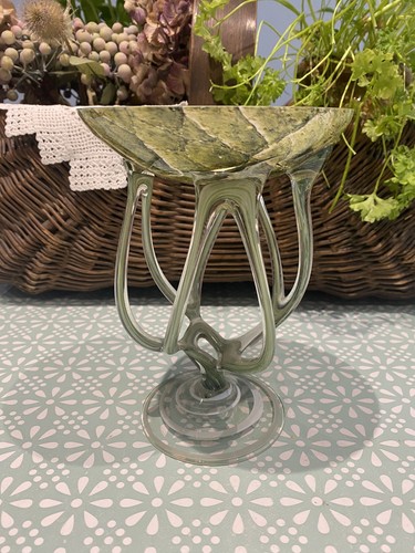 Vintage art glass sculpture - glass,
