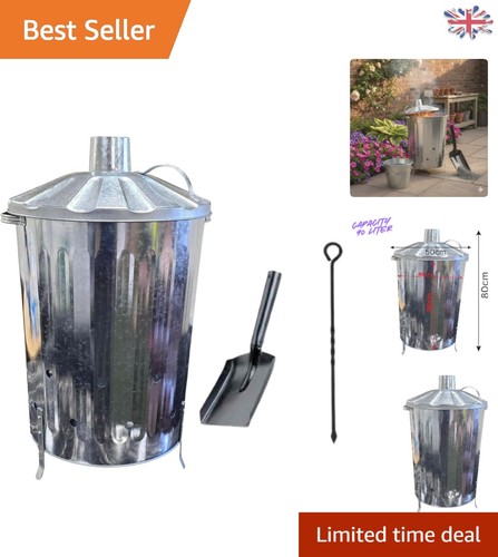 Water resistant 90l galvanised - water-resistant,