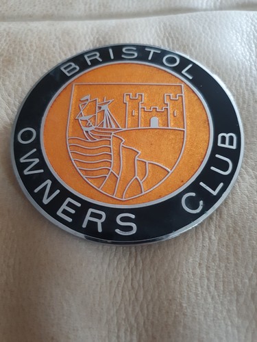 Enamelled bristol car club - bristol,