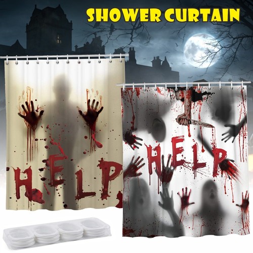Shower curtain horror help - shower,