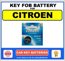 Key Fob Battery Citroen