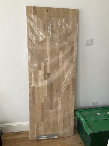 Howdens solid oak worktop - oak,