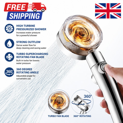 Propeller shower head high - shower,