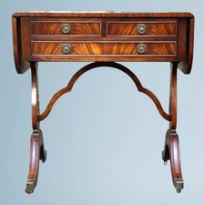 Small Mahogany Sofa Table Reprodux Bevan Funnel