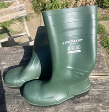 Dunlop unisex green Wellington