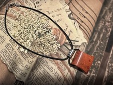 Silpada Sterling Silver Sponge Red Coral Leather Cord Necklace N0965