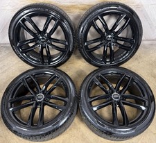 20'' GENUINE AUDI A6 S LINE BLACK EDITION C7 ALLOYS WHEELS TYRES 4G9601025M