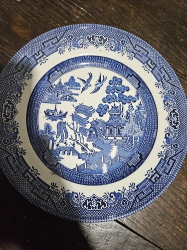 Vintage churchill blue white - vintage,