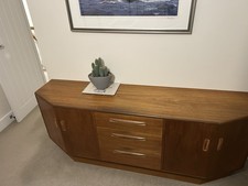 G PLAN FRESCO HEX SIDEBOARD VICTOR WILKINS 1970S TEAK