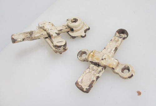 Antique iron door latch - antique,