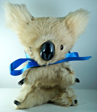 Vintage 1960's Australian Koala Bear Genuine Kangaroo Fur Hide Skin Excellent 9'