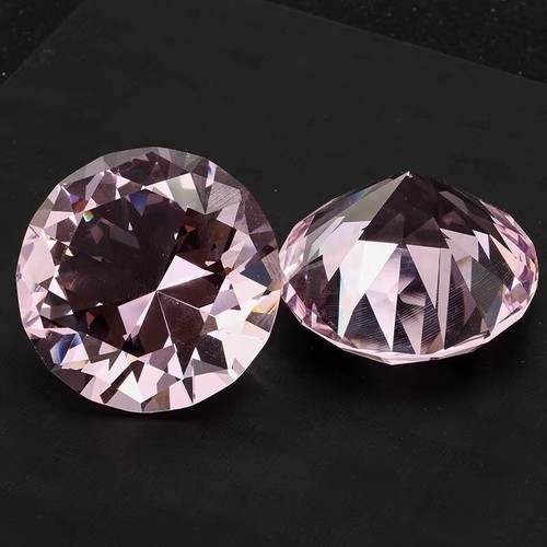 Glass crystal diamond shaped - glass,