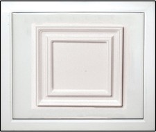 PVC uPVC White Half Door Panel