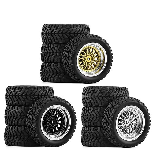 Car tires wheels - 1/10, 12mm