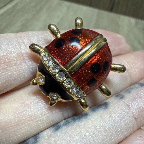 Vintage ladybird pin - vintage,