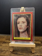 Carry Fisher Autographed Star Wars 1983 Trading Card