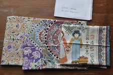 LJ5492 Pack of 4 Fat Quarters for Craft Patchwork Applique - Ozarks + Sampler