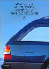 Mercedes-Benz W124 Estate sales brochure October 1985 German market 