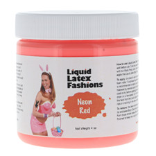 Neon Red Liquid Latex Body and