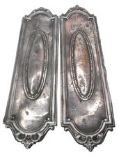 Art Nouveau antique Finger plate door push ML796