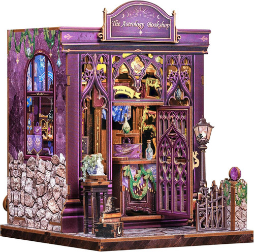 Book nook kit diy miniature - nook,