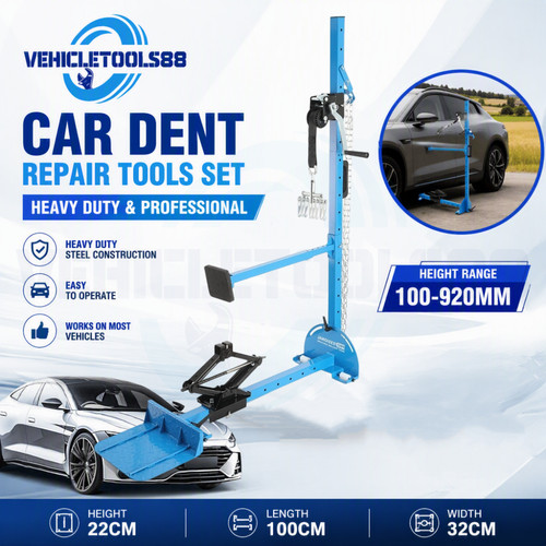 Car dent puller pulling - dent,