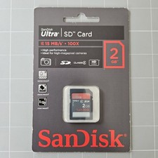 SanDisk 2GB/15MBs Ultra SD