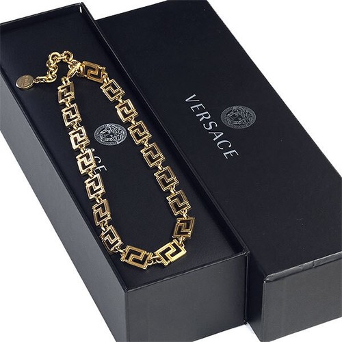 Versace necklace greca - versace, chain
