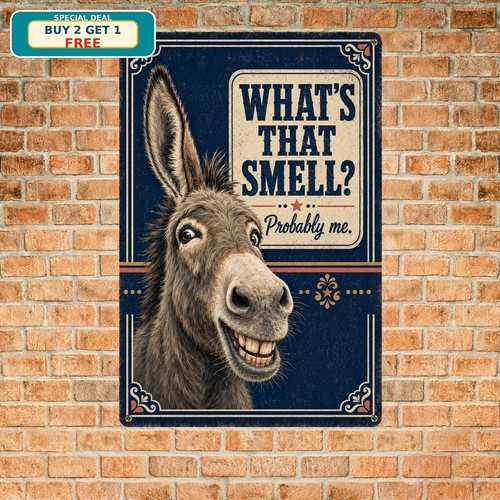Funny donkey bathroom - donkey,
