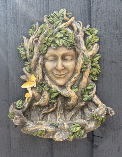 Green goddess wall bird - goddess,