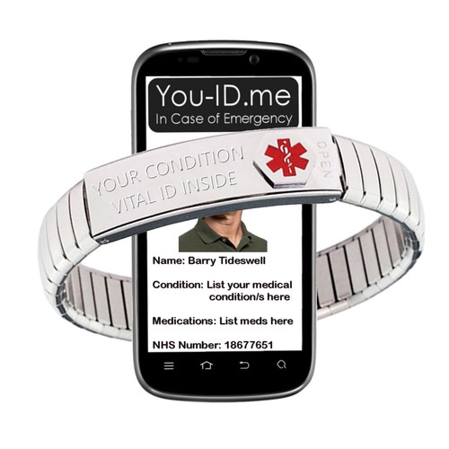 Engraved medical alert - engraved,