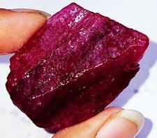 Natural Red Beryl Rough 118.50+ Ct Certified Loose Gemstone WITH FREE GIFT