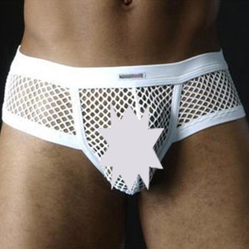 Men sexy low rise mesh - men's,