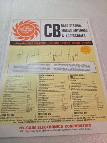 Station mobile antennas - cb,