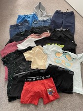 Boys Age 5-6 Clothing Bundle Job Lot -19 Items Tops Trousers -Converse Minecraft