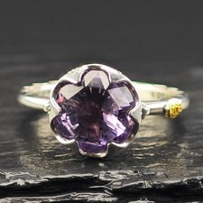 Tacori Amethyst 18K Gold