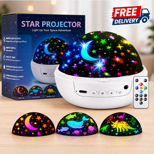 Kids night light projector - kids,